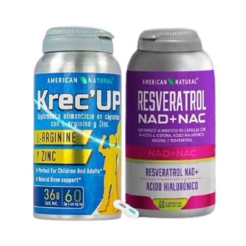 (2 X 1 ) KRECE´UP Y RESVERATROL + NAC