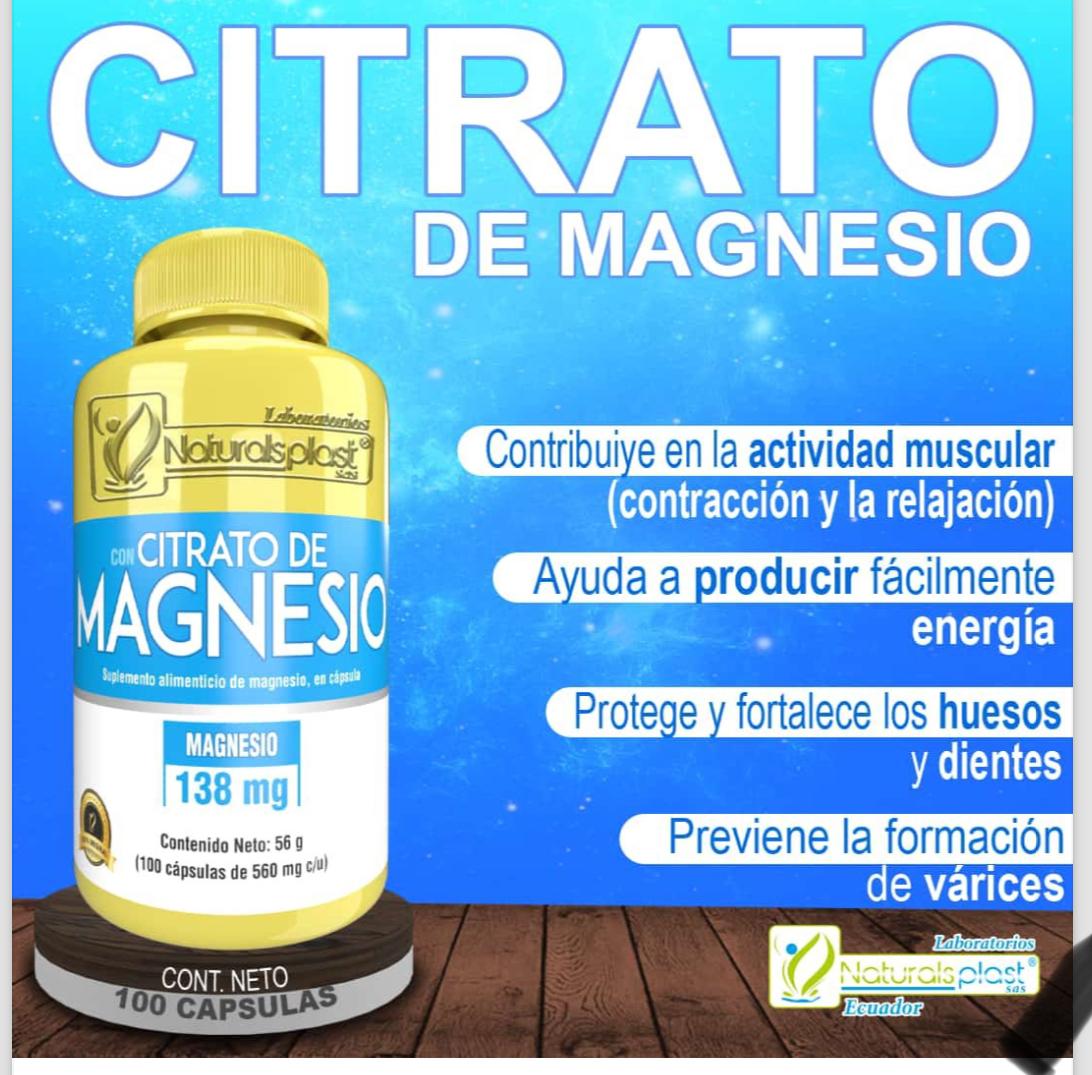 COMBO CITRATO DE MAGNESIO Y POTASIO