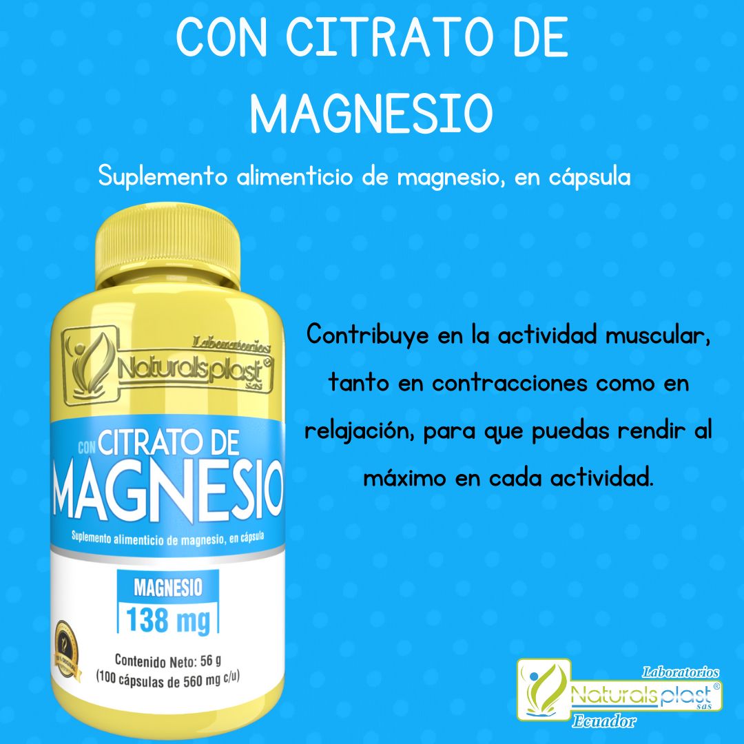 Citrato De Magnesio 100cap