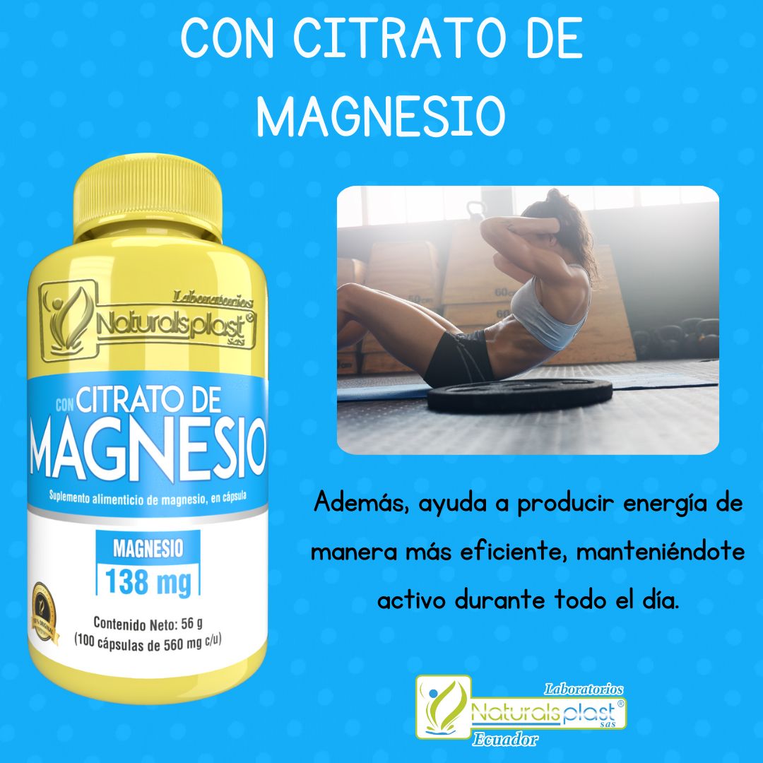 Citrato De Magnesio 100cap