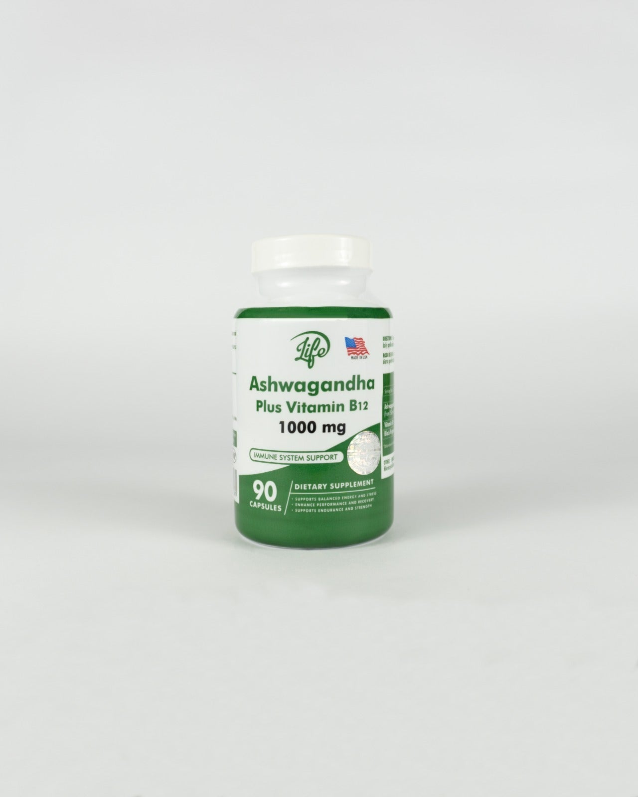 ASHWAGANDHA plus y vitamina b12 X 90 cps